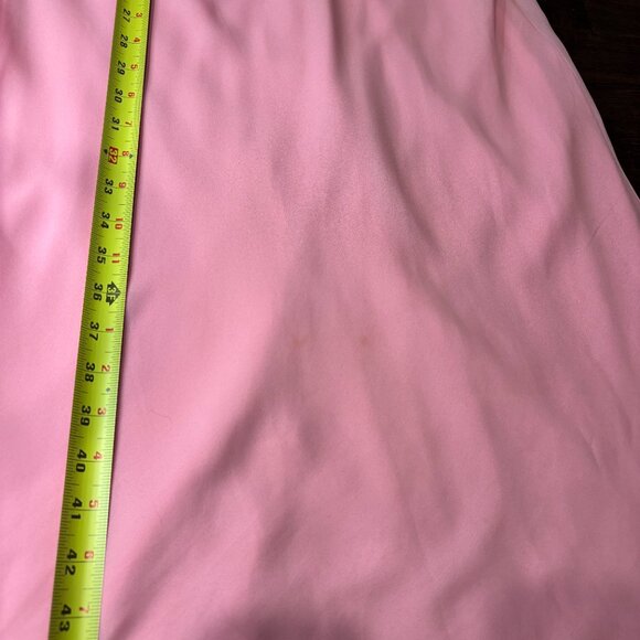 Ambercrombie & Fitch Pink Formal Dress Size Large Y2K Cap Sleeves Lined - Picture 7 of 11